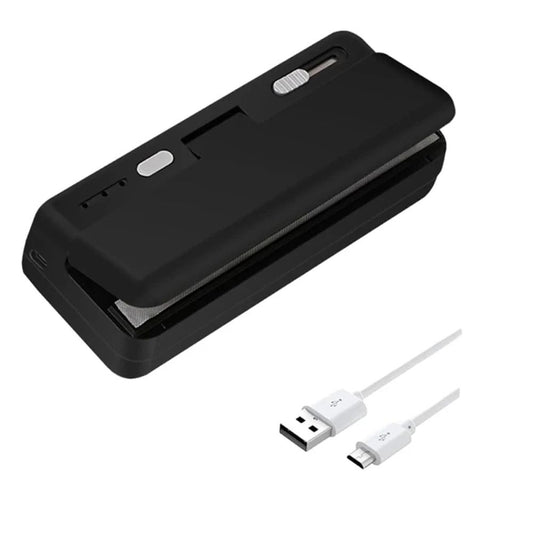 Mini 2 in 1 Plastic Bag Sealer USB Rechargeable Handheld Food Heat Sealer