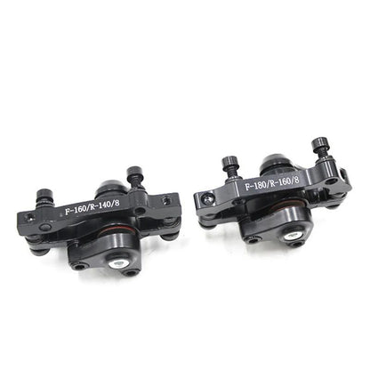 BB8-Style Mechanical Disc Brake Caliper Set (F160/R140) – Front & Rear Bicycle Disc Brake Set for Smooth, Reliable Stop