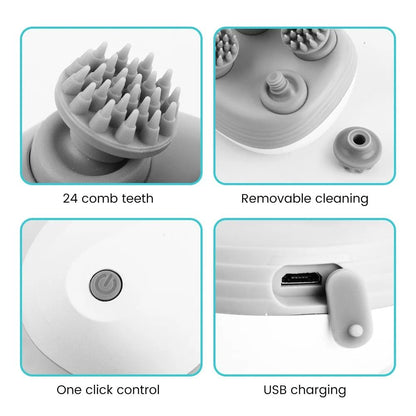 Wireless Deep Tissue Scalp and Body Massager