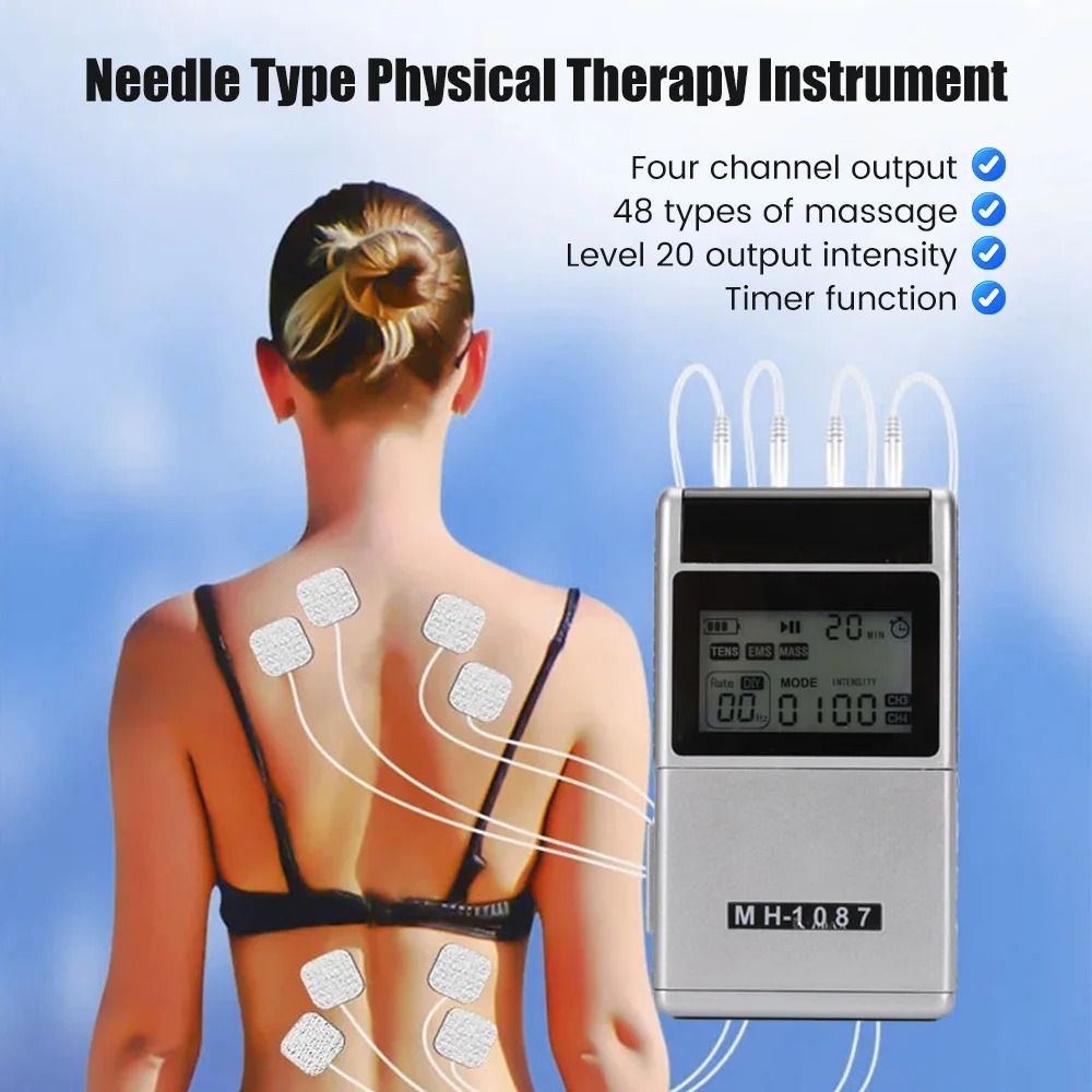 Professional Dual Channel TENS and EMS Pulse Therapy System