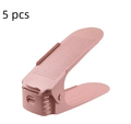 5 pink shoe racks