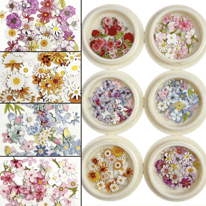 Ultra Thin Flower Nail Art Stickers for DIY Manicure Designs