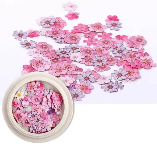 Ultra Thin Flower Nail Art Stickers for DIY Manicure Designs