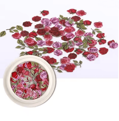 Ultra Thin Flower Nail Art Stickers for DIY Manicure Designs