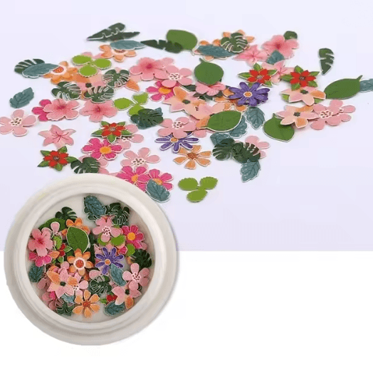 Ultra Thin Flower Nail Art Stickers for DIY Manicure Designs