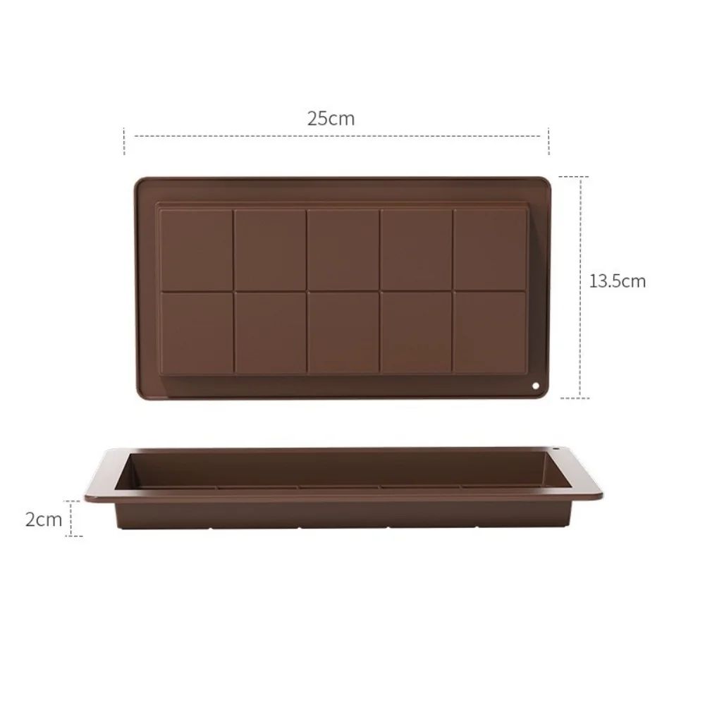 Non-Stick Silicone Chocolate Mold Tray – Reusable Chocolate Bar & Candy Mold for DIY Treats