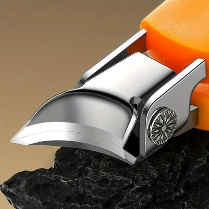 Heavy-Duty Professional Nail Clippers for Thick & Hard Toenails - Ultra-Sharp & Anti-Splash