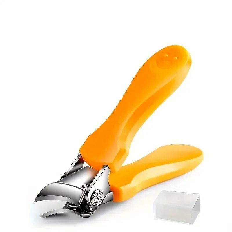 Heavy-Duty Professional Nail Clippers for Thick & Hard Toenails - Ultra-Sharp & Anti-Splash