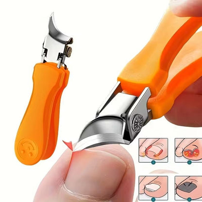 Heavy-Duty Professional Nail Clippers for Thick & Hard Toenails - Ultra-Sharp & Anti-Splash