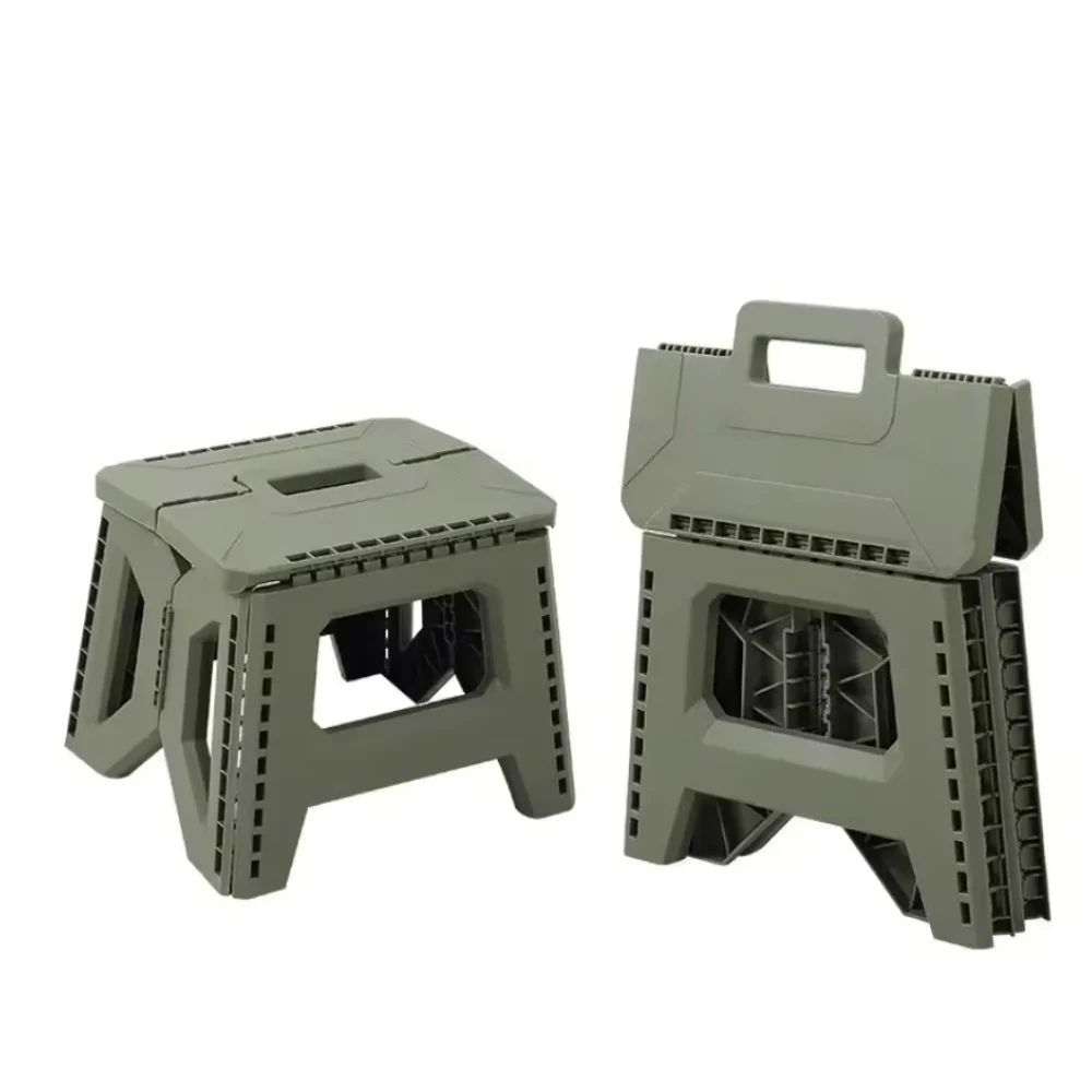 Heavy Duty Portable Folding Stool Compact Camping & Fishing Seat for Outdoor Comfort