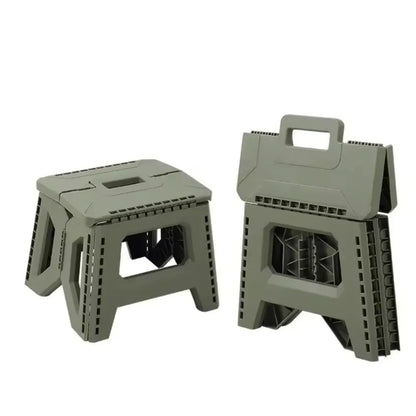 Heavy Duty Portable Folding Stool Compact Camping & Fishing Seat for Outdoor Comfort