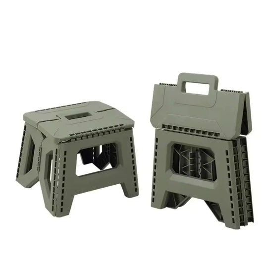 Heavy Duty Portable Folding Stool Compact Camping & Fishing Seat for Outdoor Comfort