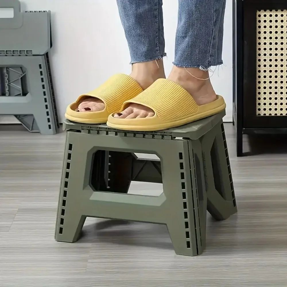 Heavy Duty Portable Folding Stool Compact Camping & Fishing Seat for Outdoor Comfort