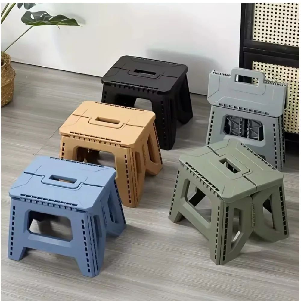Heavy Duty Portable Folding Stool Compact Camping & Fishing Seat for Outdoor Comfort