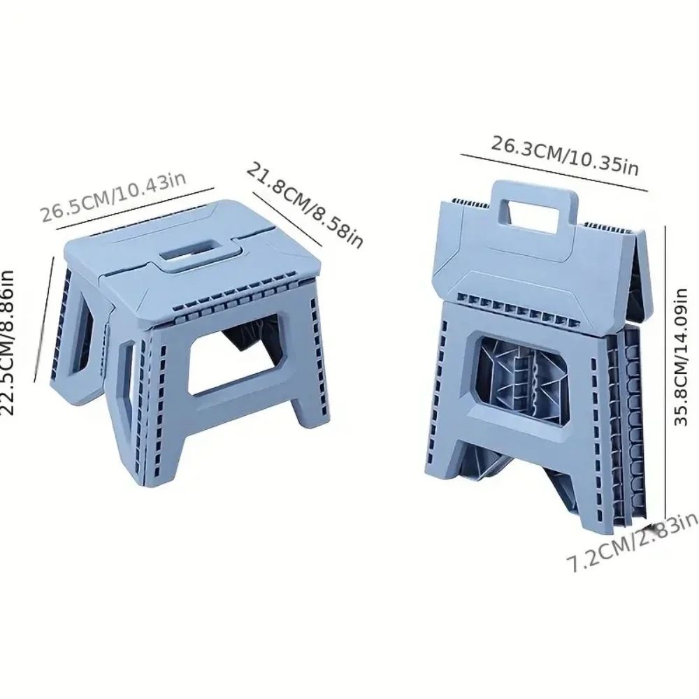 Heavy Duty Portable Folding Stool Compact Camping & Fishing Seat for Outdoor Comfort