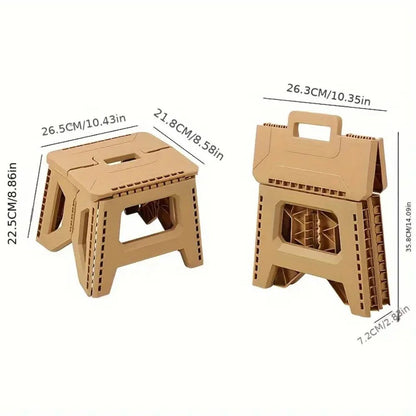 Heavy Duty Portable Folding Stool Compact Camping & Fishing Seat for Outdoor Comfort