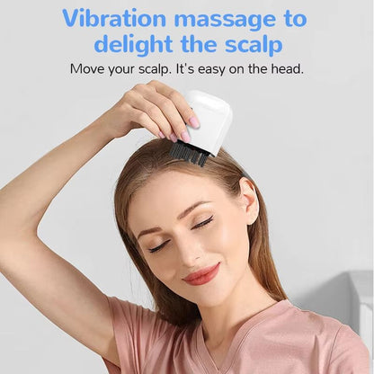 Rechargeable Electric Scalp Massager Comb with Red Light Therapy and Essential Oil Applicator for Hair Growth & Anti Hai