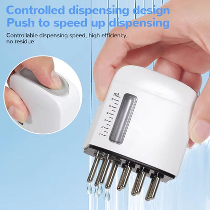 Rechargeable Electric Scalp Massager Comb with Red Light Therapy and Essential Oil Applicator for Hair Growth & Anti Hai