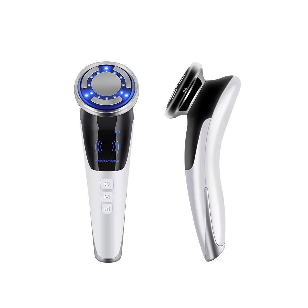 6 in 1 EMS Face Lifting Massager with LED Photon Therapy for Anti Aging and Skin Firming