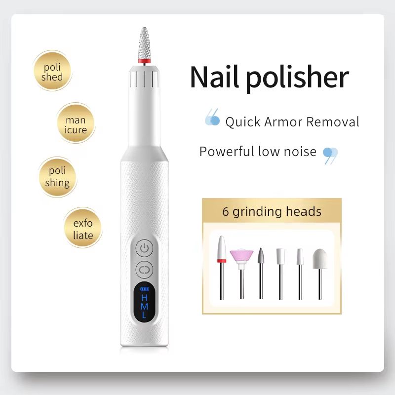 Cordless Electric Nail Drill Kit for Acrylic, Gel & Natural Nails