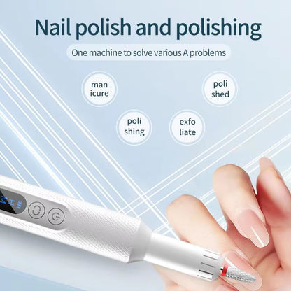 Cordless Electric Nail Drill Kit for Acrylic, Gel & Natural Nails