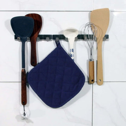 Cotton Heat Resistant Pot Holder & Trivet Pad - Machine Washable Hot Pads for Cooking & Baking