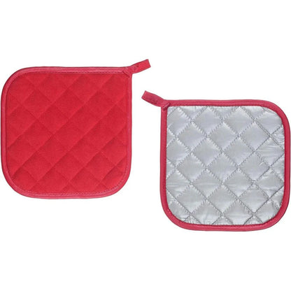 Cotton Heat Resistant Pot Holder & Trivet Pad - Machine Washable Hot Pads for Cooking & Baking