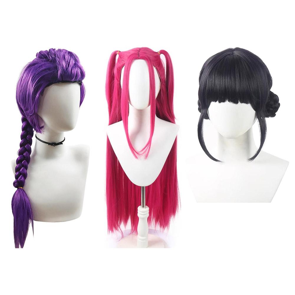Christmas Day Demon Hunters Mira Rumi Zoey Cosplay Wig, Stage Role Play Wig for Girl