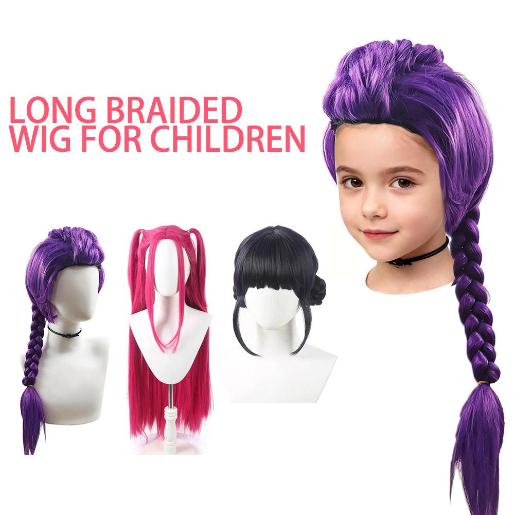 Christmas Day Demon Hunters Mira Rumi Zoey Cosplay Wig, Stage Role Play Wig for Girl