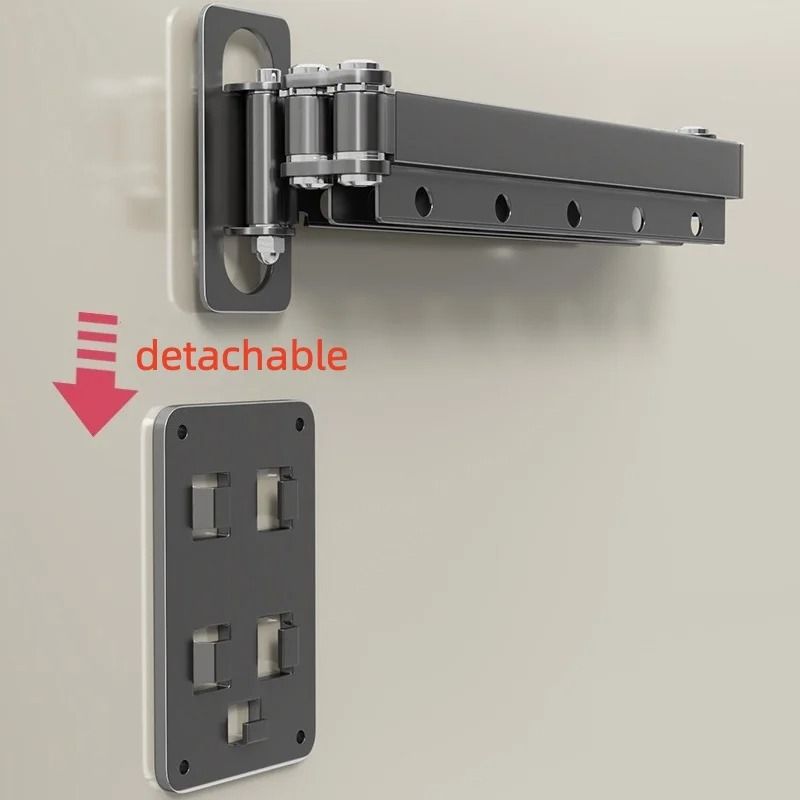 Invisible Folding Shower Partition and Waterproof Curtain Set
