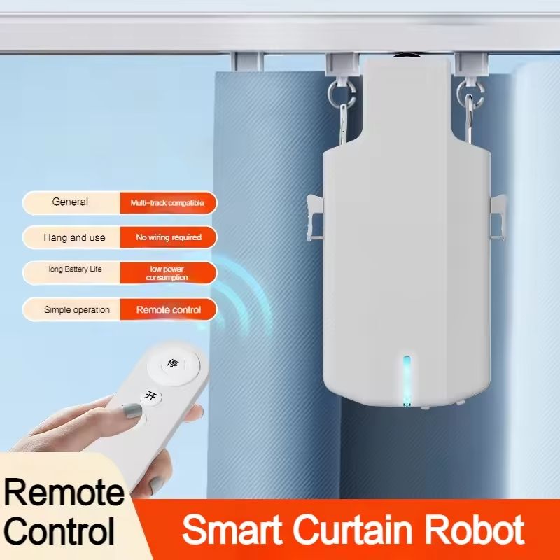 Smart Automatic Curtain Robot Opener for Remote Controlled Home Automation