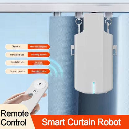 Smart Automatic Curtain Robot Opener for Remote Controlled Home Automation