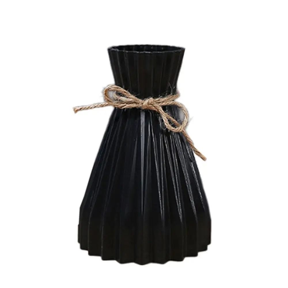 Modern Origami Style Plastic Pleated Flower Vase