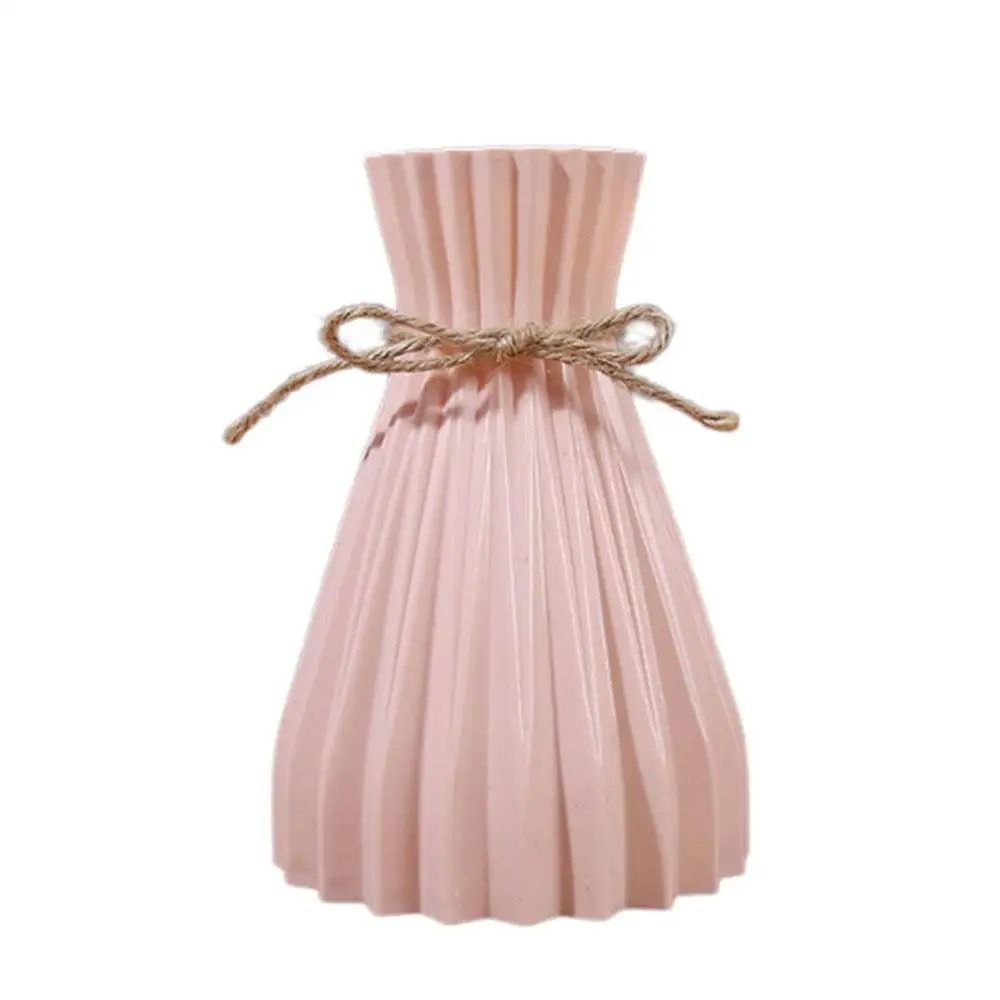 Modern Origami Style Plastic Pleated Flower Vase
