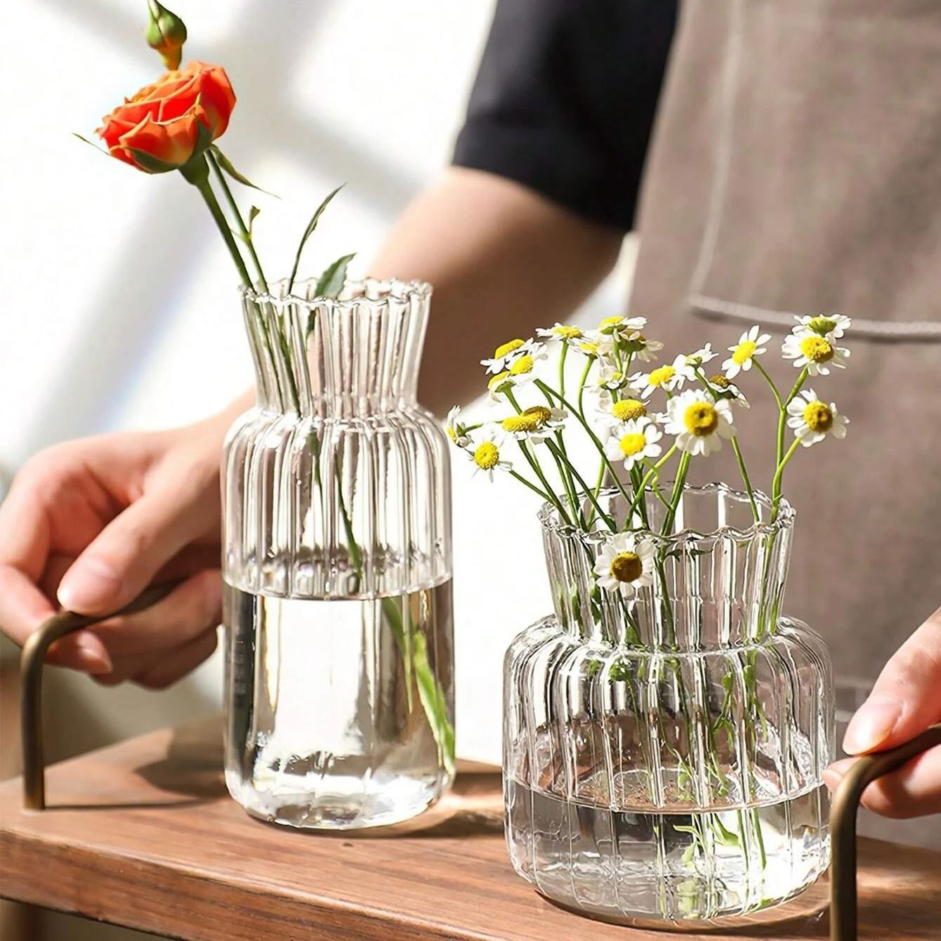 Nordic High Borosilicate Glass Hydroponic Terrarium