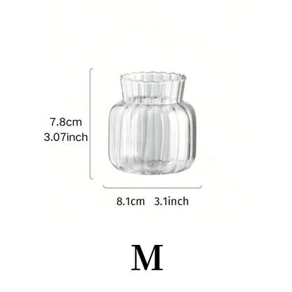 Nordic High Borosilicate Glass Hydroponic Terrarium
