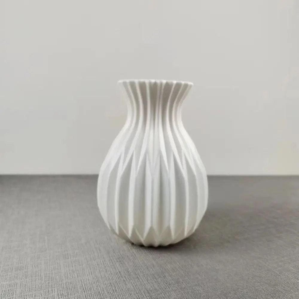 Nordic Minimalist Geometric Plastic Flower Vase