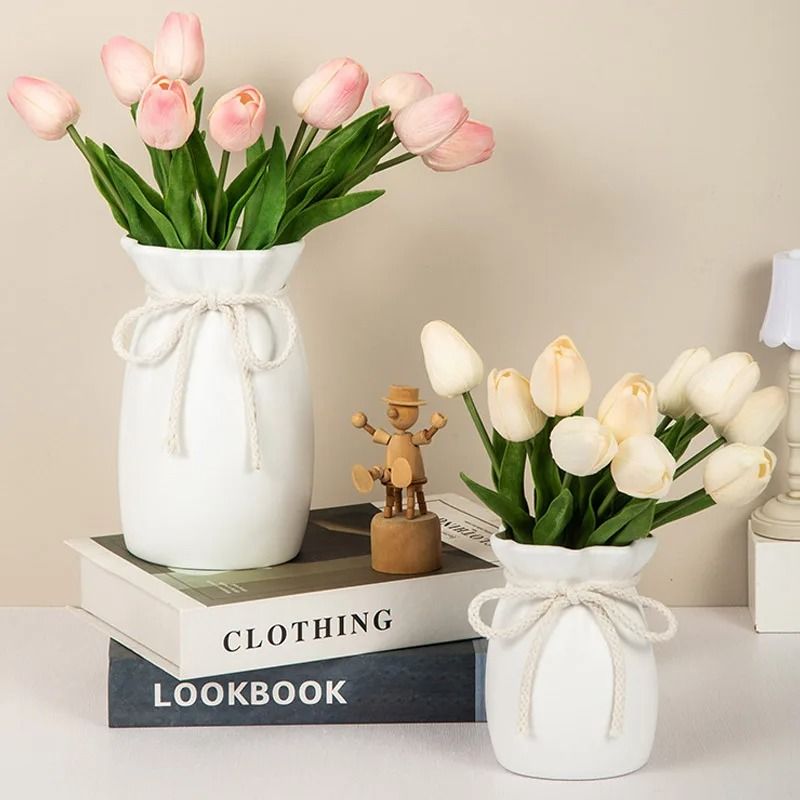 Bow Design Modern Nordic Decorative Plastic Vase