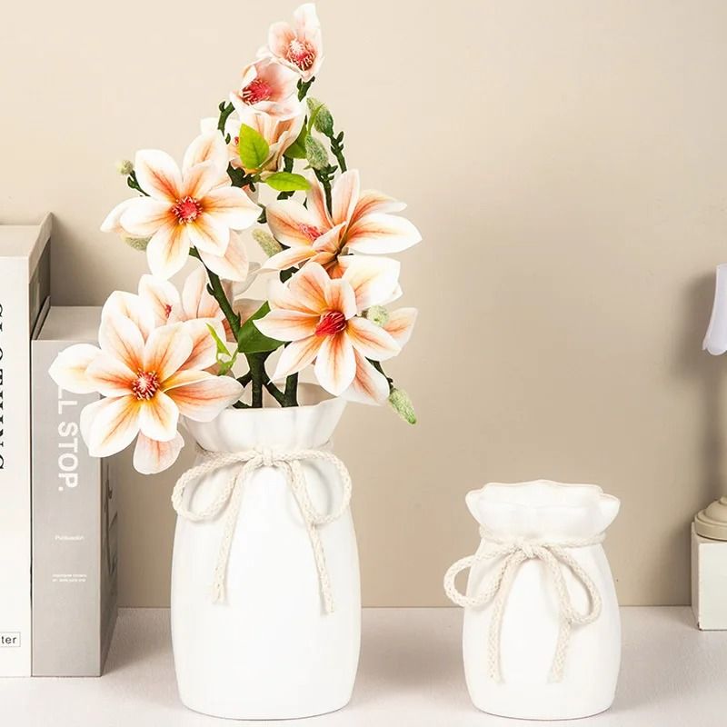 Bow Design Modern Nordic Decorative Plastic Vase