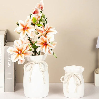 Bow Design Modern Nordic Decorative Plastic Vase