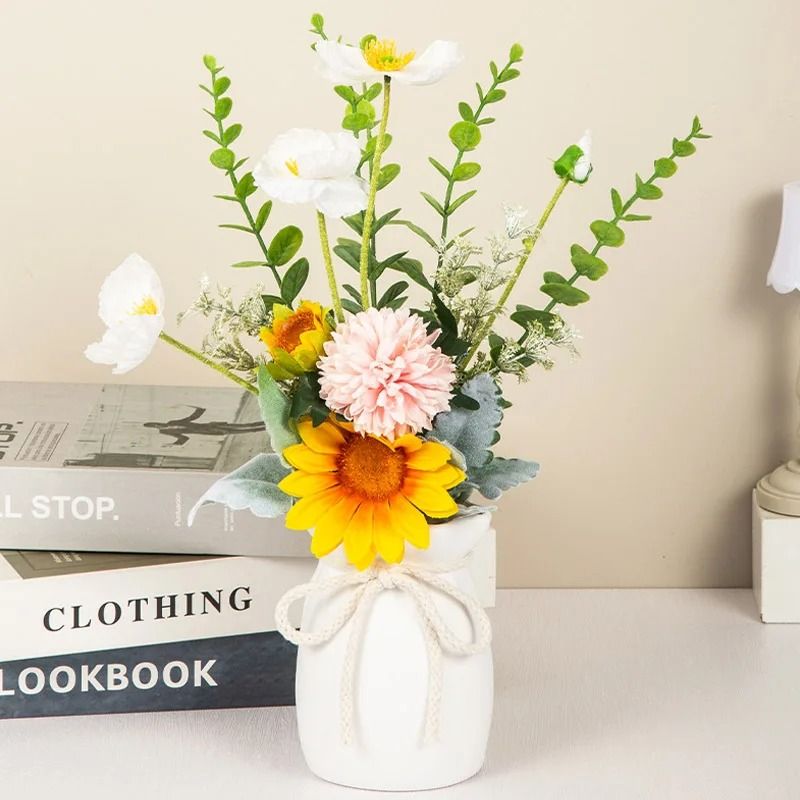 Bow Design Modern Nordic Decorative Plastic Vase