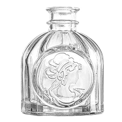 Vintage French Clear Glass Tabletop Flower Pitcher