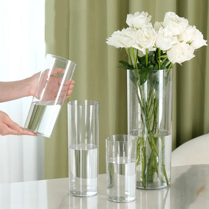 Acrylic Clear Flower Vase Collection