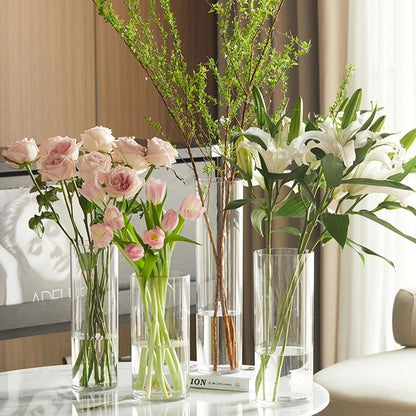 Acrylic Clear Flower Vase Collection