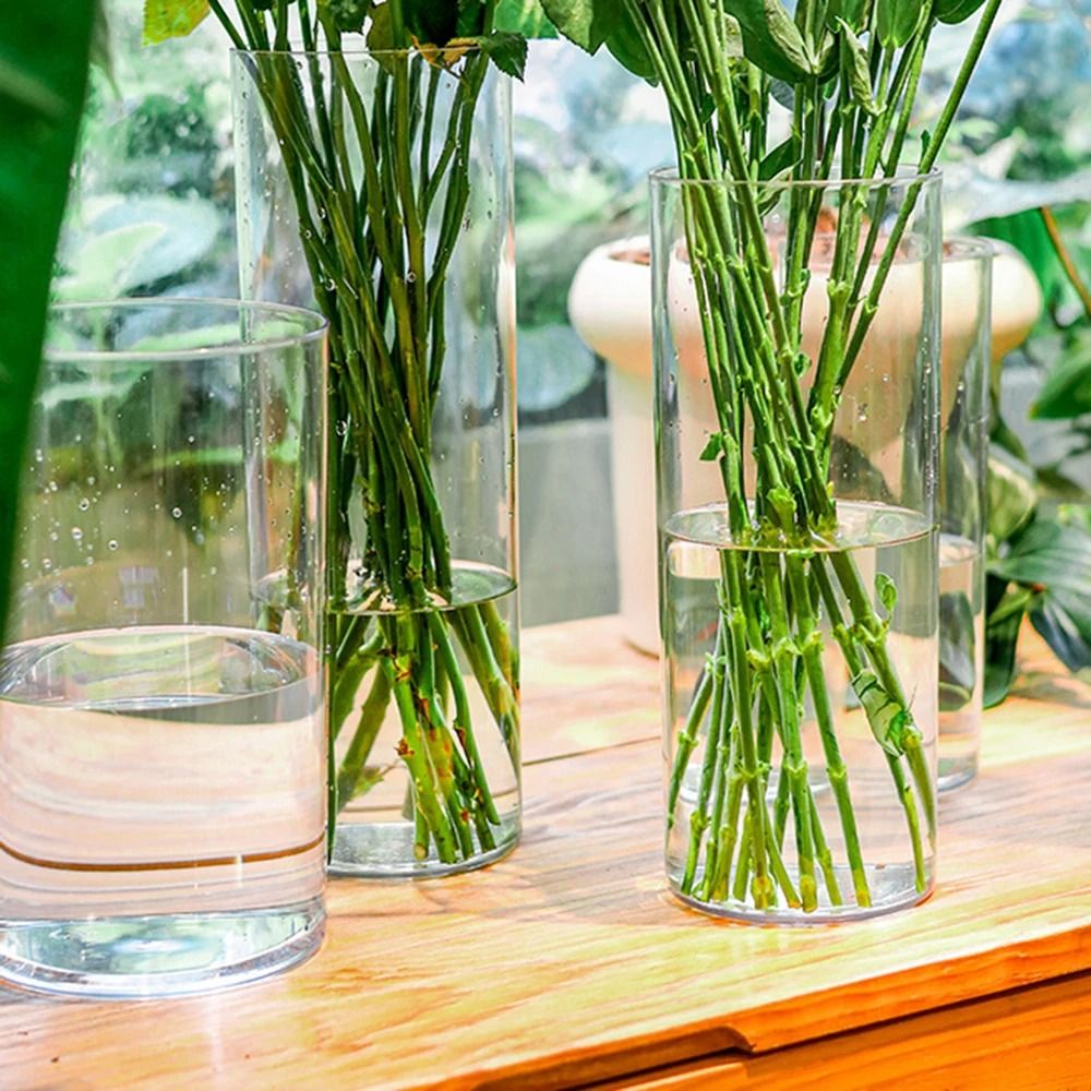 Acrylic Clear Flower Vase Collection