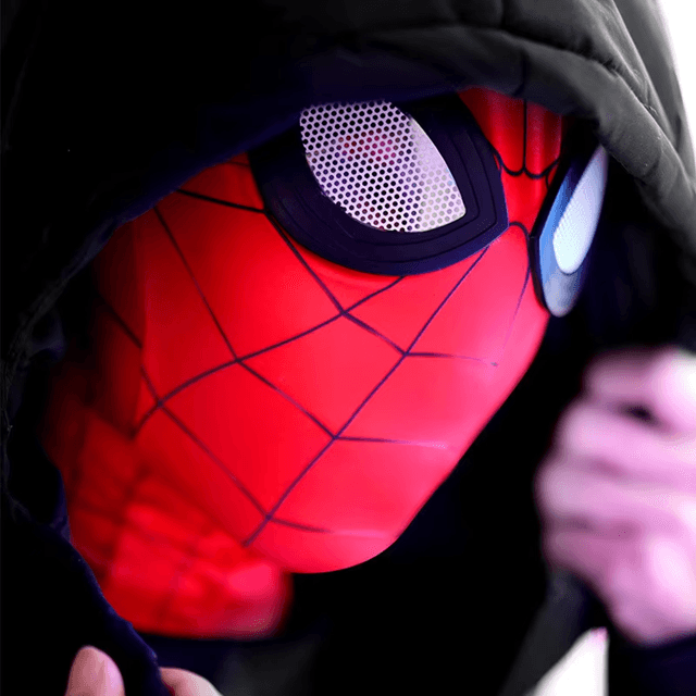Miles Morales Spider Man Cosplay Mask for Kids and Adults