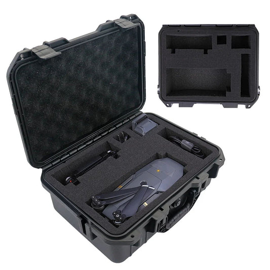Waterproof Hard Carry Tool Case with Pre-Cut Foam – Shockproof Protective Storage Box for Tools & Electronics
