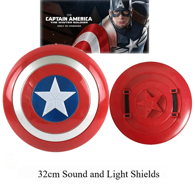 Kids Captain America Shield Arm Guard Superhero Cosplay Prop