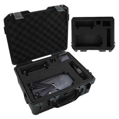 Universal Waterproof Shockproof Hard Tool Case with Pre-Cut Foam Insert – Portable Plastic Carry Storage Box Organizer