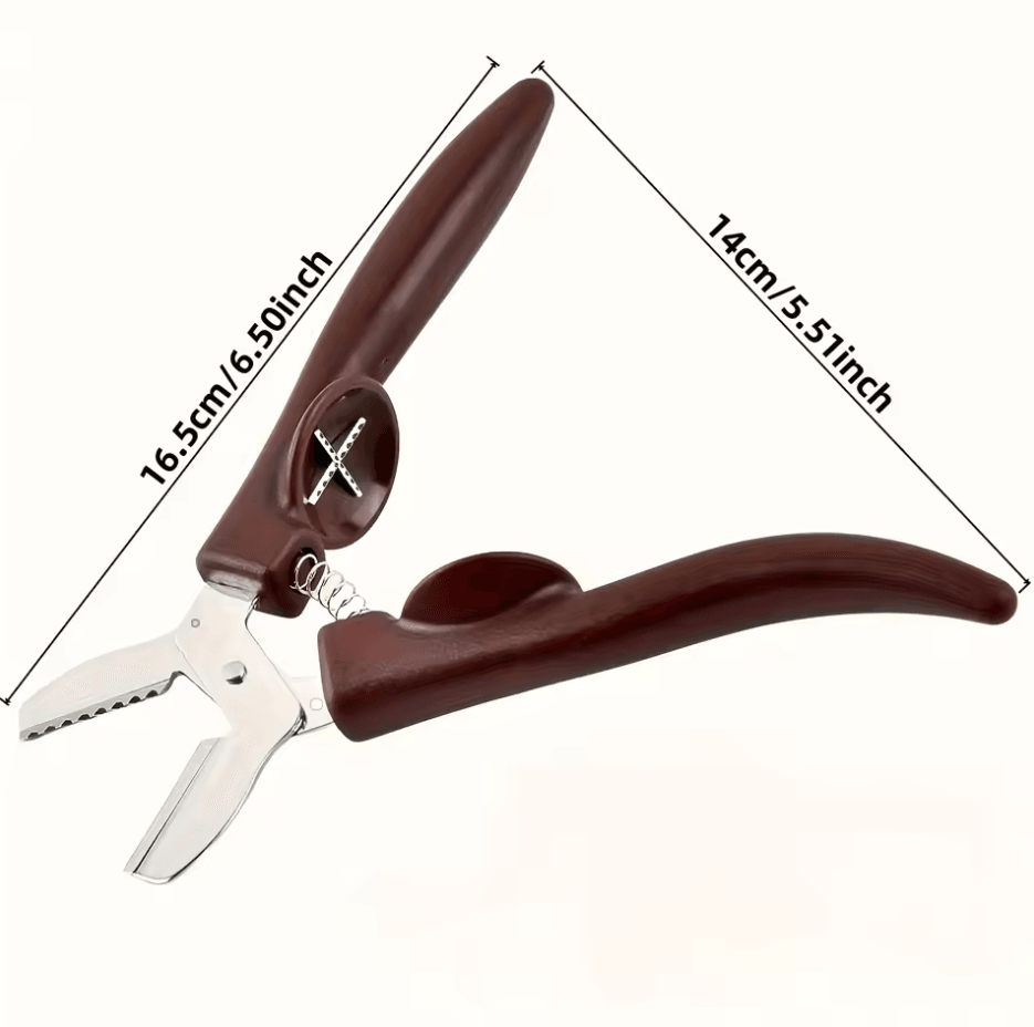 Stainless Steel Easy-Grip Chestnut and Nutcracker Tool for Kitchen & Dining